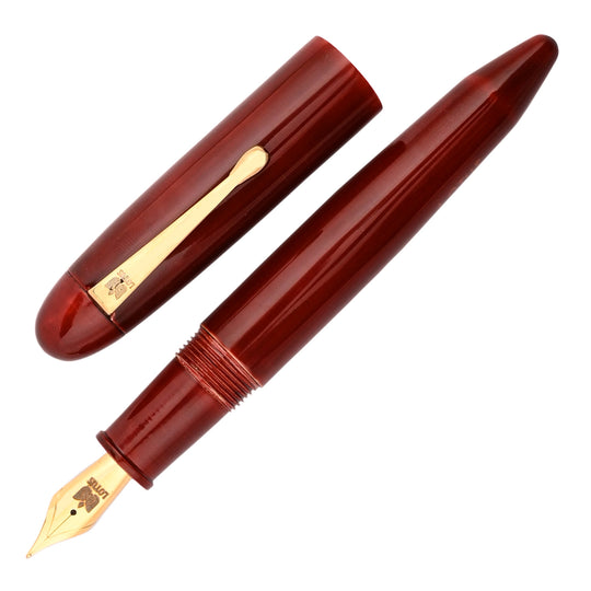 Lotus Shikhar Tamenuri Fountain Pen - Maroon GT