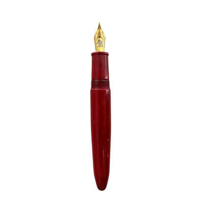 Lotus Shikhar Tamenuri Fountain Pen - Red GT 1