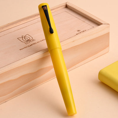 Lotus Student Fountain Pen - Yellow BT 2