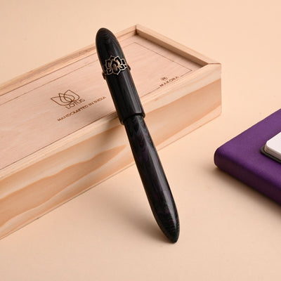 Lotus Vikram Fountain Pen - Purple Black 2