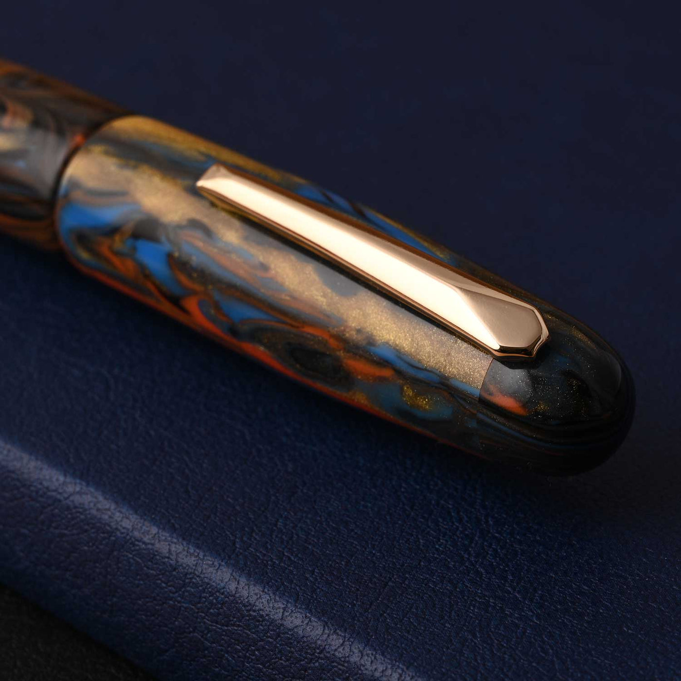 Lotus Vikrant Fountain Pen - Yellow Blue GT