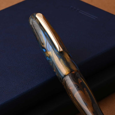 Lotus Vikrant Fountain Pen - Yellow Blue GT