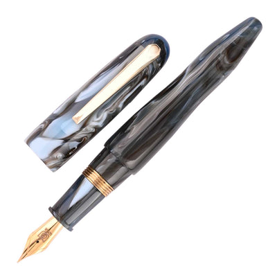 Lotus Vikrant Fountain Pen - Black Grey Wave GT