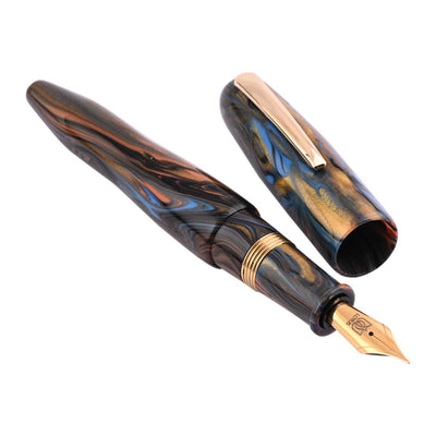 Lotus Vikrant Fountain Pen - Yellow Blue GT