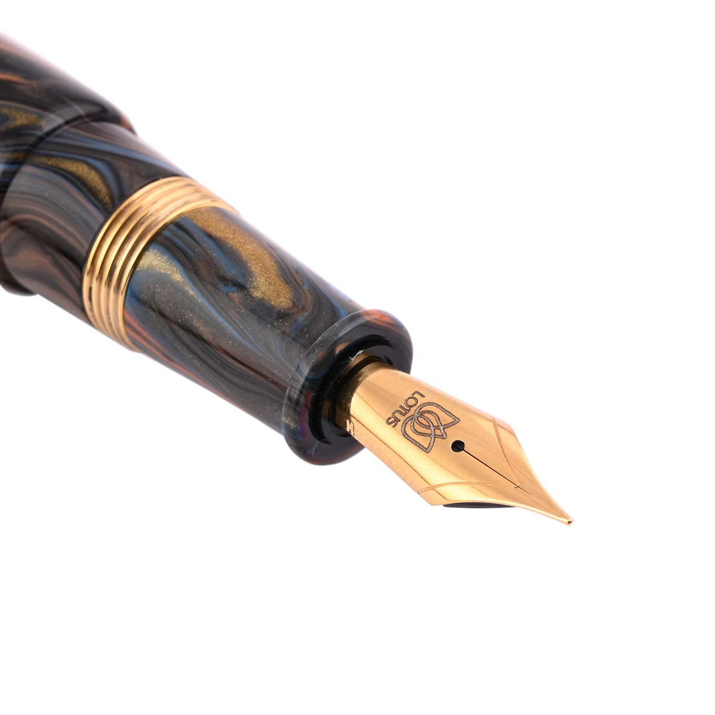 Lotus Vikrant Fountain Pen - Yellow Blue GT