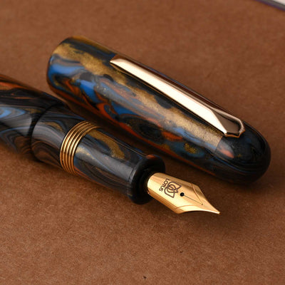 Lotus Vikrant Fountain Pen - Yellow Blue GT