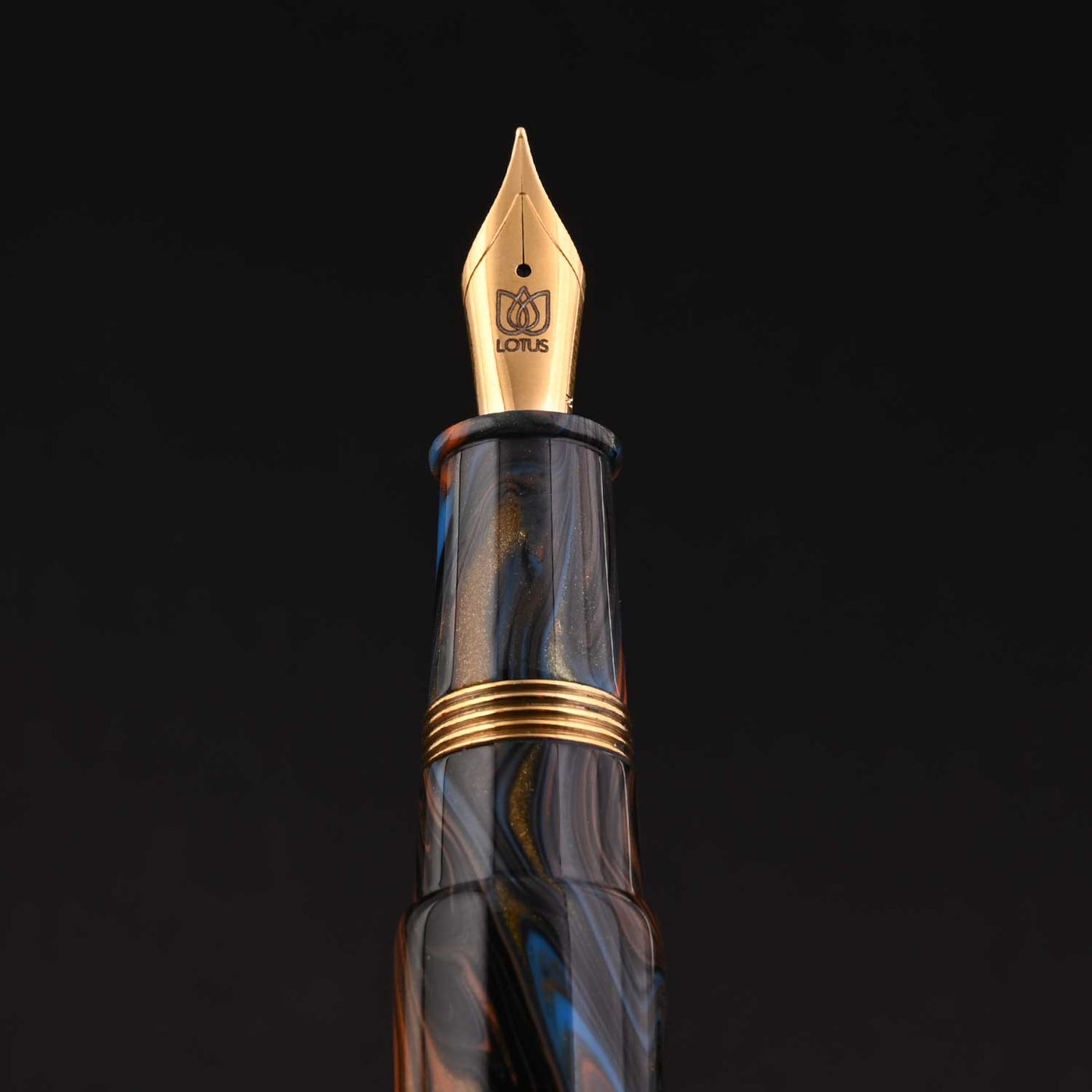 Lotus Vikrant Fountain Pen - Yellow Blue GT