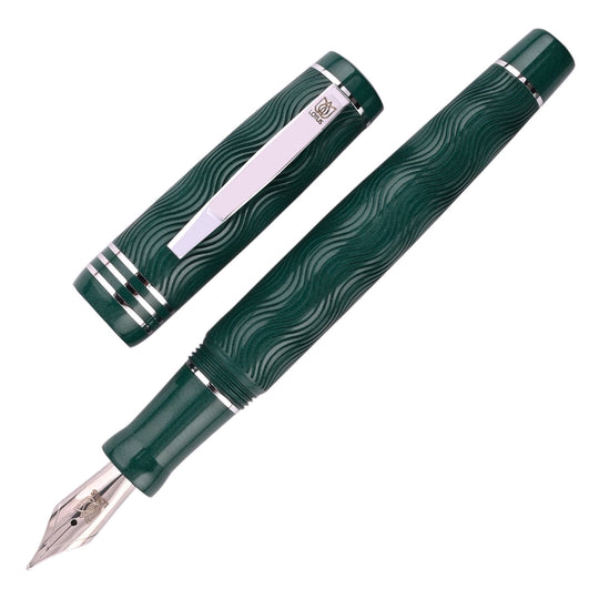 Lotus Wave Fountain Pen - Green CT