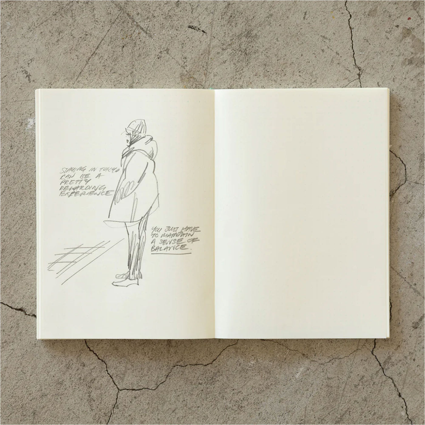Midori MD Paper Ivory Frame Notebook Journal - A5 Dot Grid 4