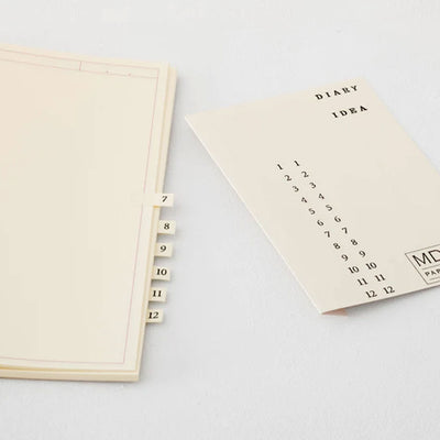 Midori MD Paper Ivory Frame Notebook Journal - A5 Plain 3