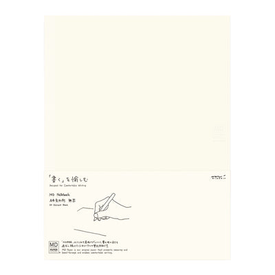 Midori MD Paper Ivory Notebook - A4 Plain 7
