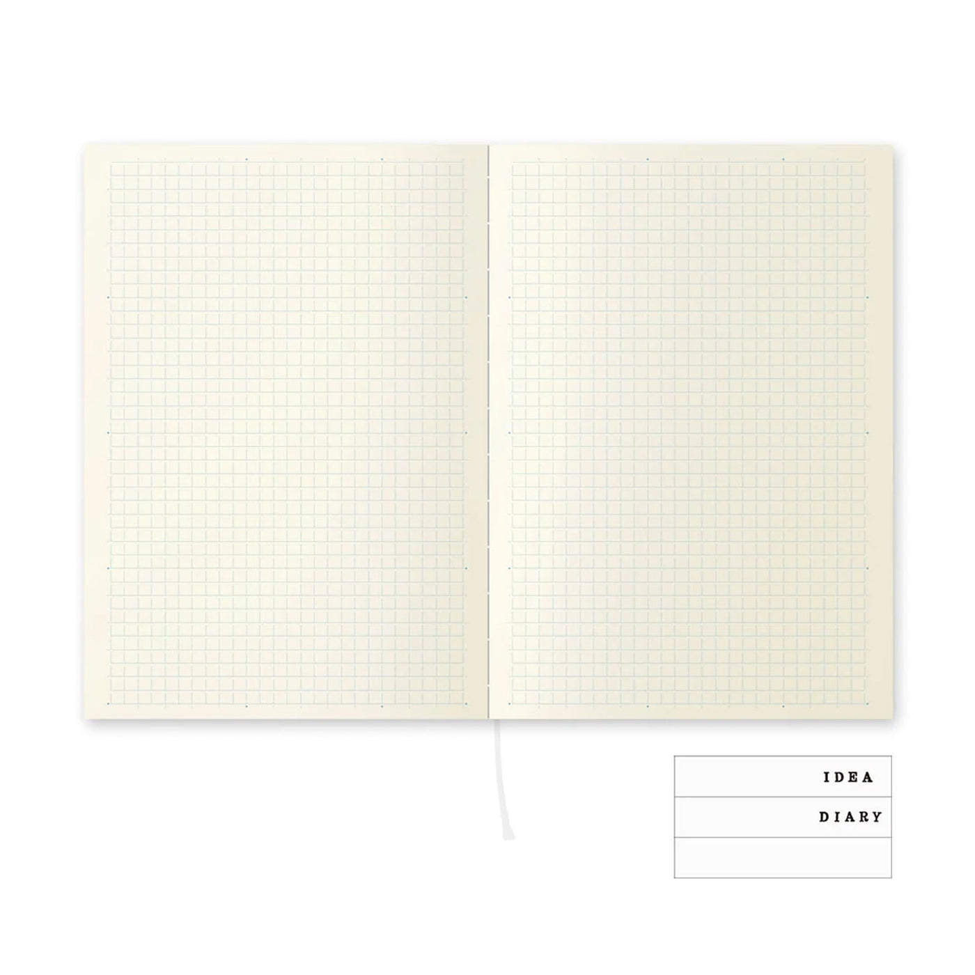 Midori MD Paper Ivory Square Ruled Notebook - A5 | Buy Online | Midori ...