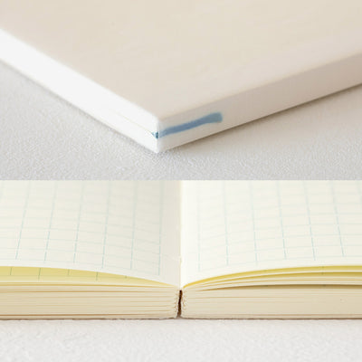 Midori MD Paper Ivory Notebook Journal - A5 Square Ruled 4