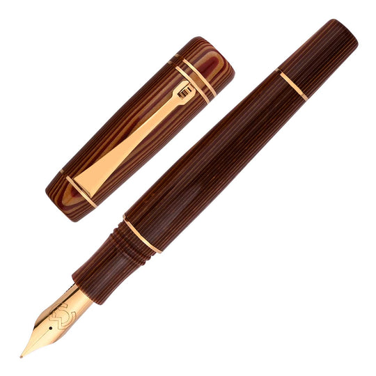 Magna Carta Libertatum Crown Fountain Pen - Red Gold
