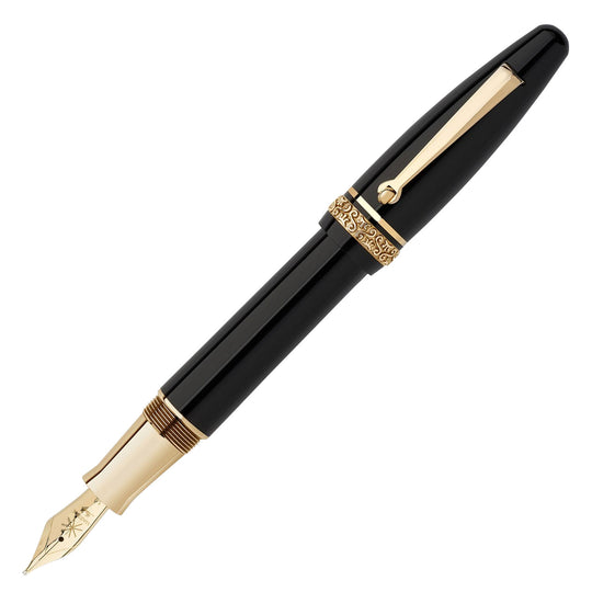 Maiora Ultra Ogiva Golden Age Fountain Pen - Nera GT
