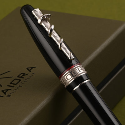 Maiora Hippocratica Fountain Pen - Black & Red
