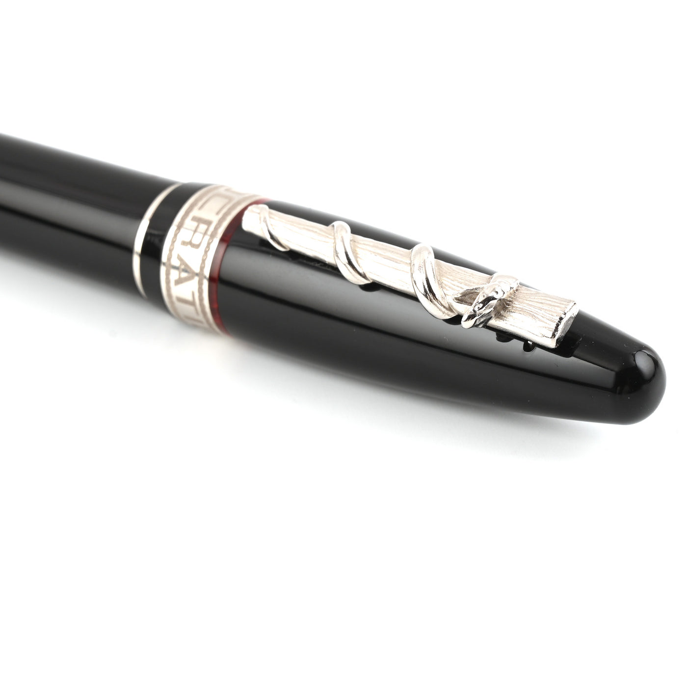 Maiora Hippocratica Fountain Pen - Black & Red