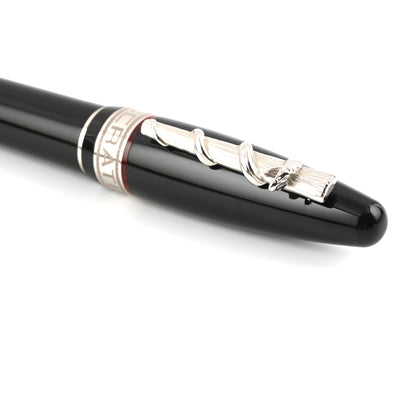 Maiora Hippocratica Fountain Pen - Black & Red