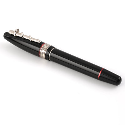Maiora Hippocratica Fountain Pen - Black & Red