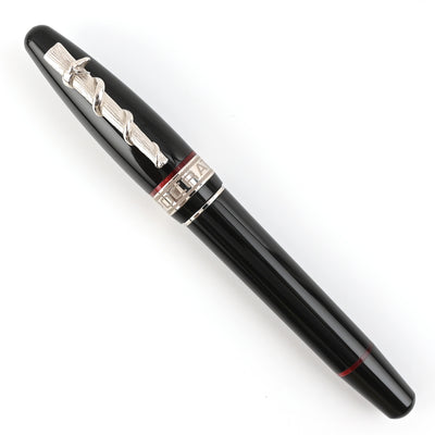 Maiora Hippocratica Fountain Pen - Black & Red