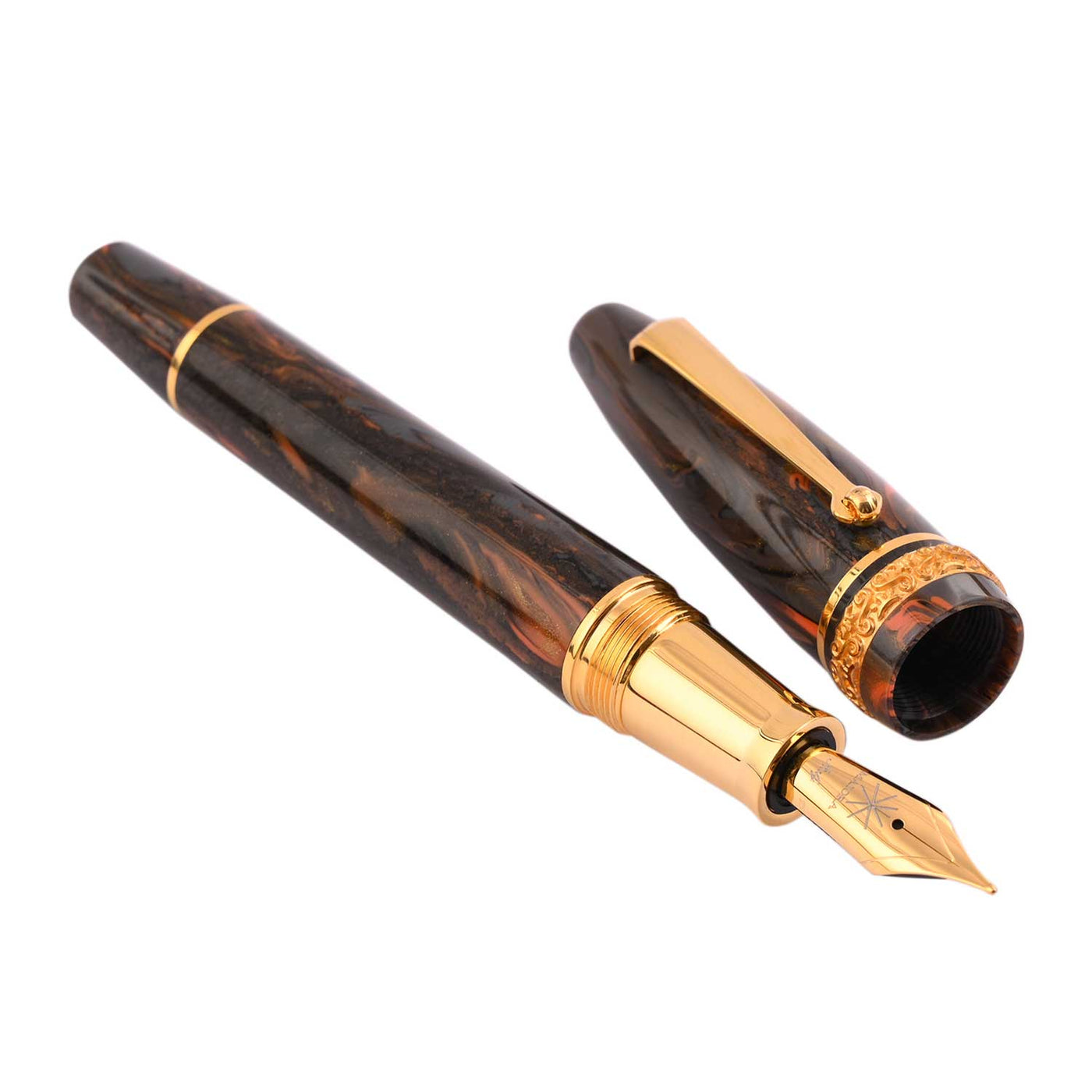 Maiora Ultra Ogiva Golden Age Fountain Pen - Earth GT 2