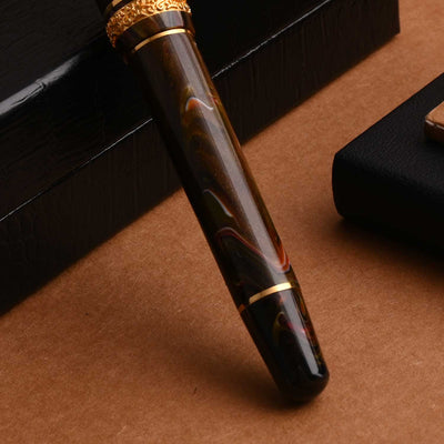 Maiora Ultra Ogiva Golden Age Fountain Pen - Fire GT 14