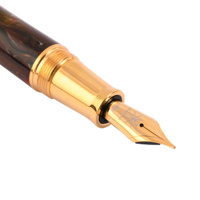 Maiora Ultra Ogiva Golden Age Fountain Pen - Fire GT 3