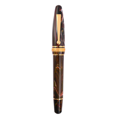 Maiora Ultra Ogiva Golden Age Fountain Pen - Fire GT 6