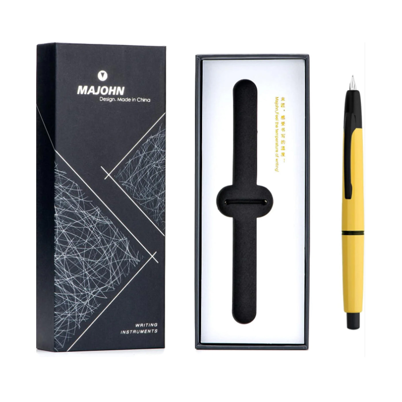 Majohn A2 Fountain Pen - Almond Yellow BT 5