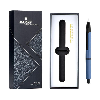 Majohn A2 Fountain Pen - Far Peak Blue BT 6