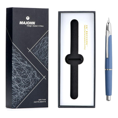 Majohn A2 Fountain Pen - Far Peak Blue CT 6