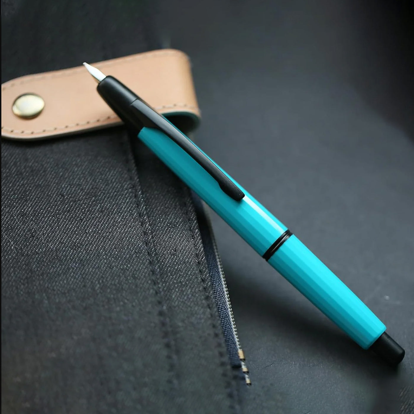 Majohn A2 Fountain Pen - Peacock Blue BT 5