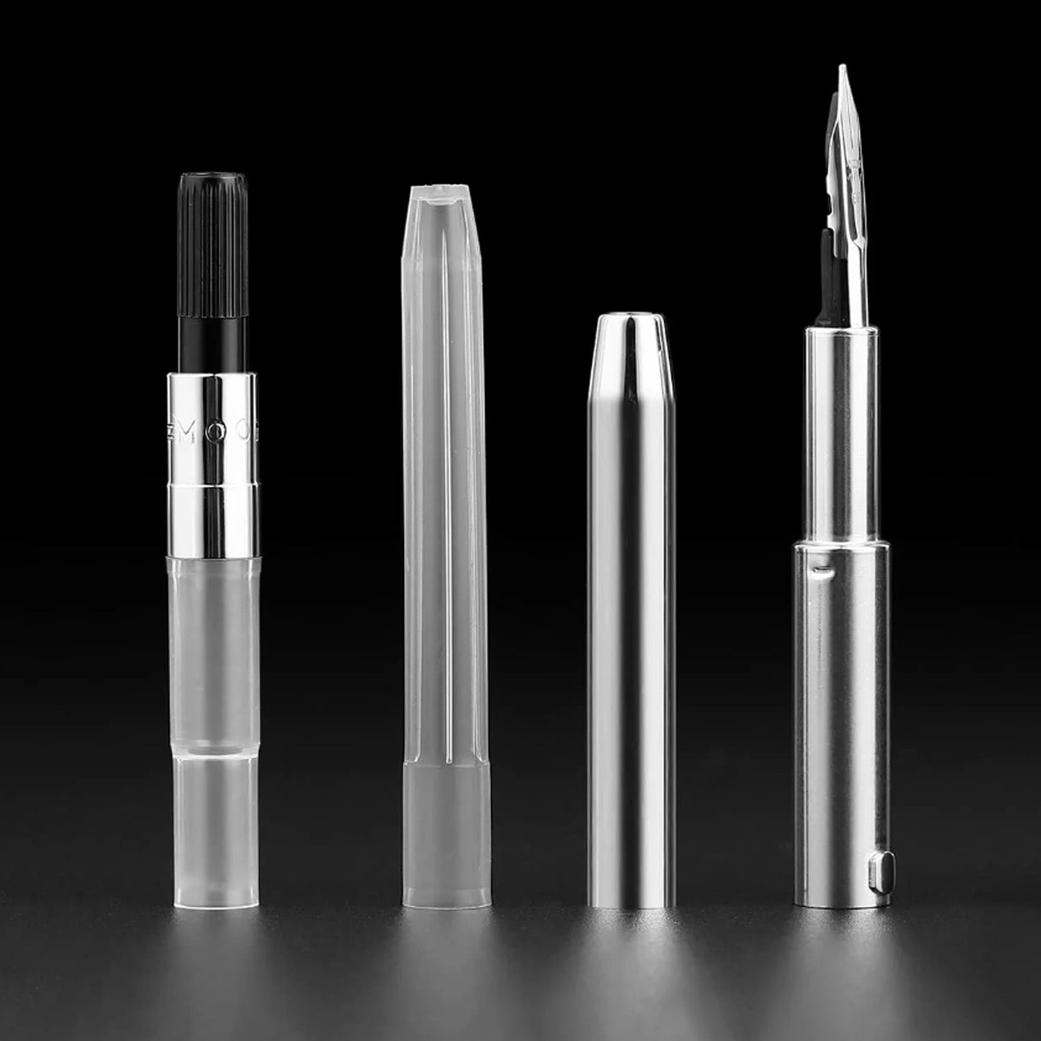 Moonman Majohn A2 Fountain Pen (Black With Black Clip Moonman Majohn A2 Fountain Pen (Black With Black Clip