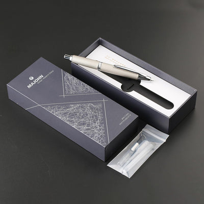 Majohn MA1 Reverse Scale Fountain Pen - Champagne CT 7