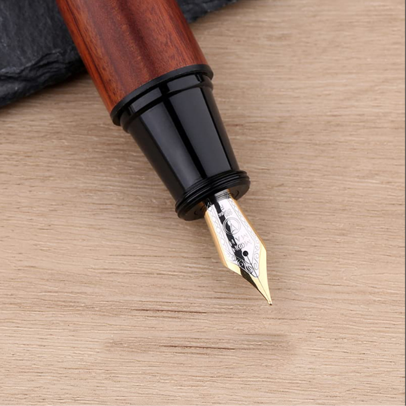 Majohn Q1 Fountain Pen - African Rosewood GT 3