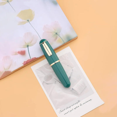 Majohn Q1 Fountain Pen - Pine Blossom Green GT 4