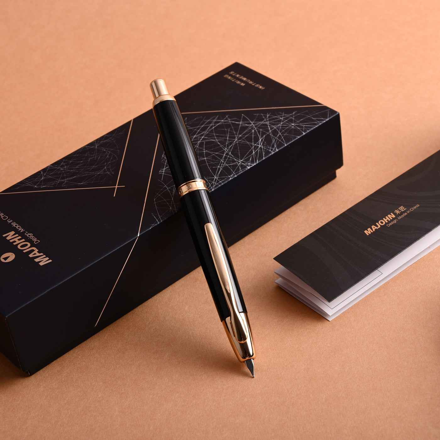 Majohn (Moonman) A1 Fountain Pen - Black GT 5