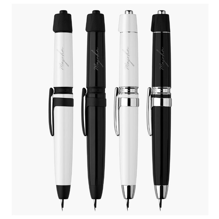 Moonman MAJOHN 万年筆 Buy Moonman Majohn A3 Black Fountain Pen Online | Moonman Pens |Makoba