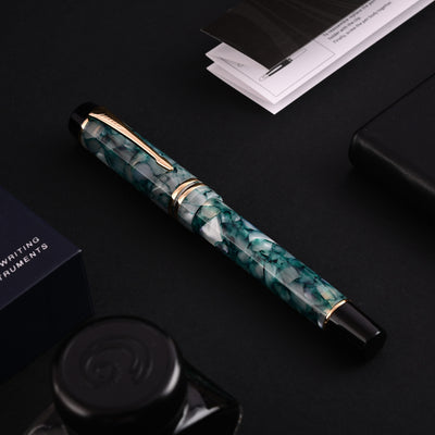 Majohn (Moonman) M600S Fountain Pen - Turquoise GT 12