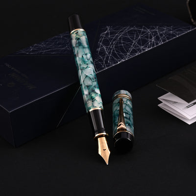 Majohn (Moonman) M600S Fountain Pen - Turquoise GT 7