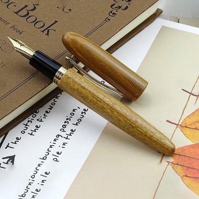 Majohn (Moonman) M6 Fountain Pen - Green Sandalwood GT 4