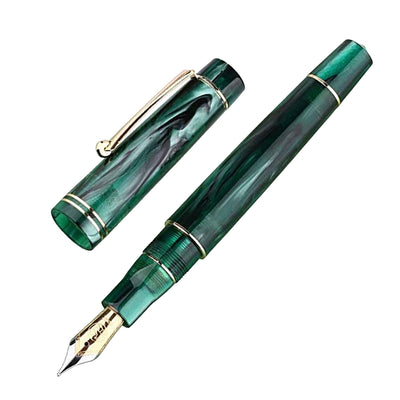 Moonman Majohn M800 Green Fountain Pen Steel Nib Fountain Pen