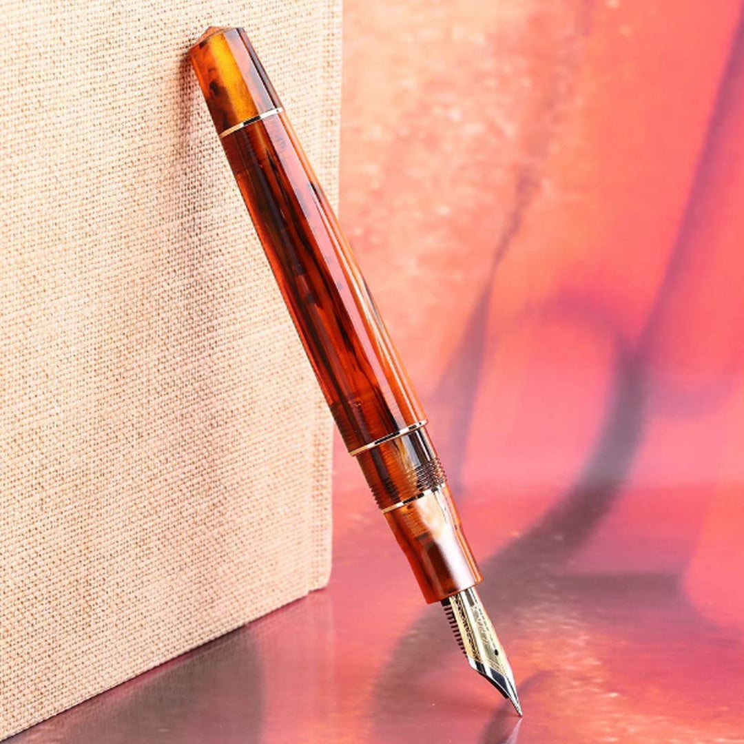 Moonman Majohn M800 Orange Fountain Pen with Bock Nib | Online at