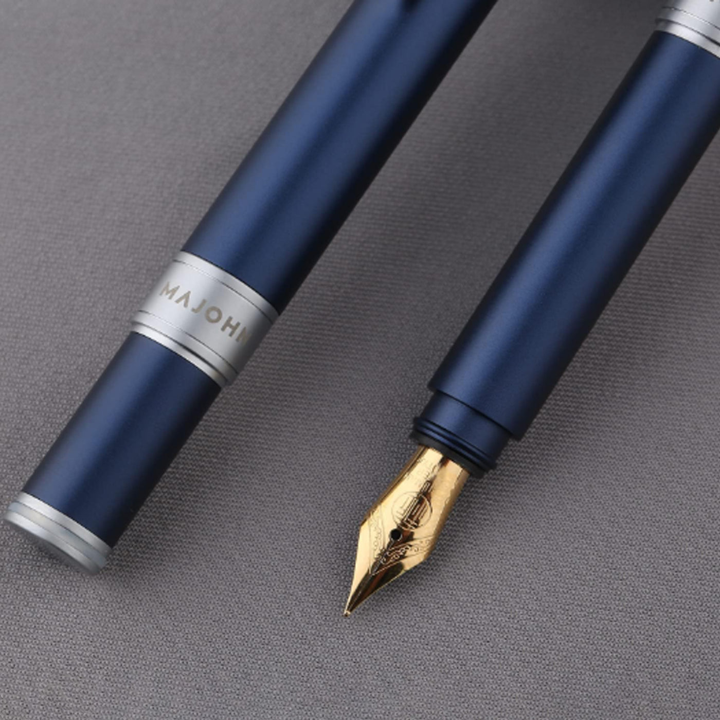 Majohn (Moonman) N1 Fountain Pen - Tibetan Blue CT 2