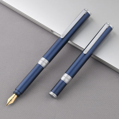 Majohn (Moonman) N1 Fountain Pen - Tibetan Blue CT 3