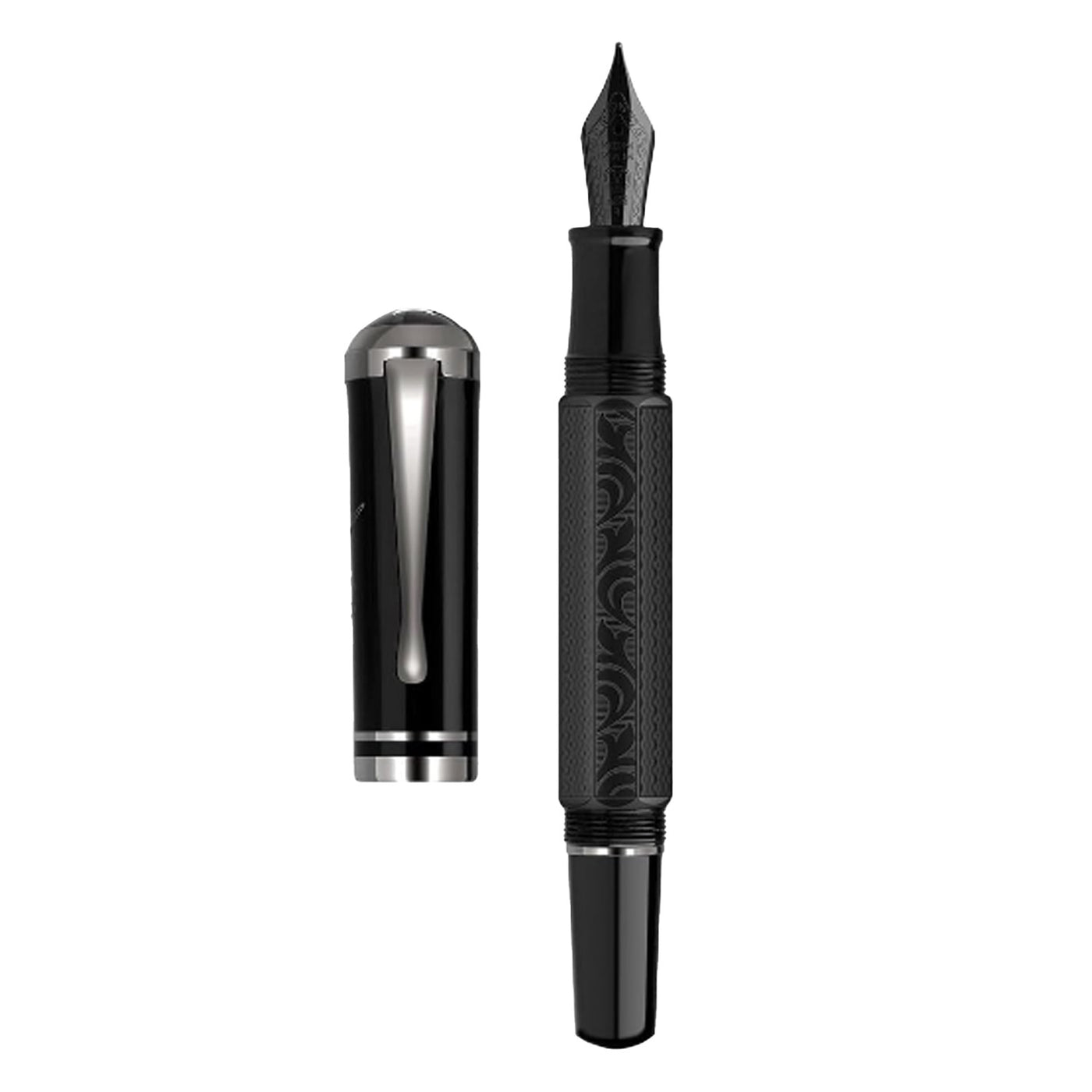 Majohn (Moonman) P138 Fountain Pen - Black Stem 2