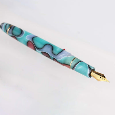 Majohn (Moonman) S3 Fountain Pen - Lake Blue GT 7