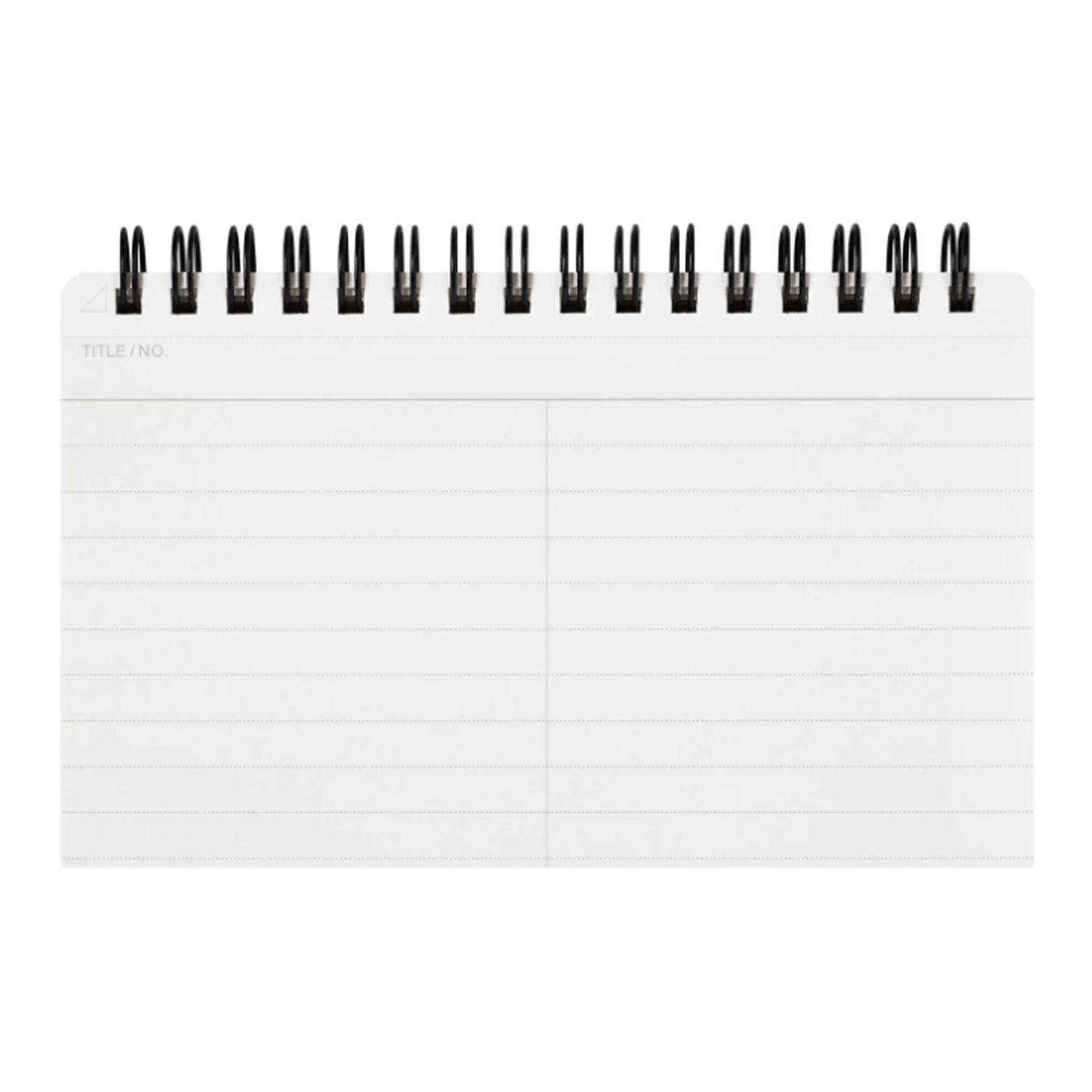 Maruman Mnemosyne N166 Spiral Black Notepad - A5 - Ruled