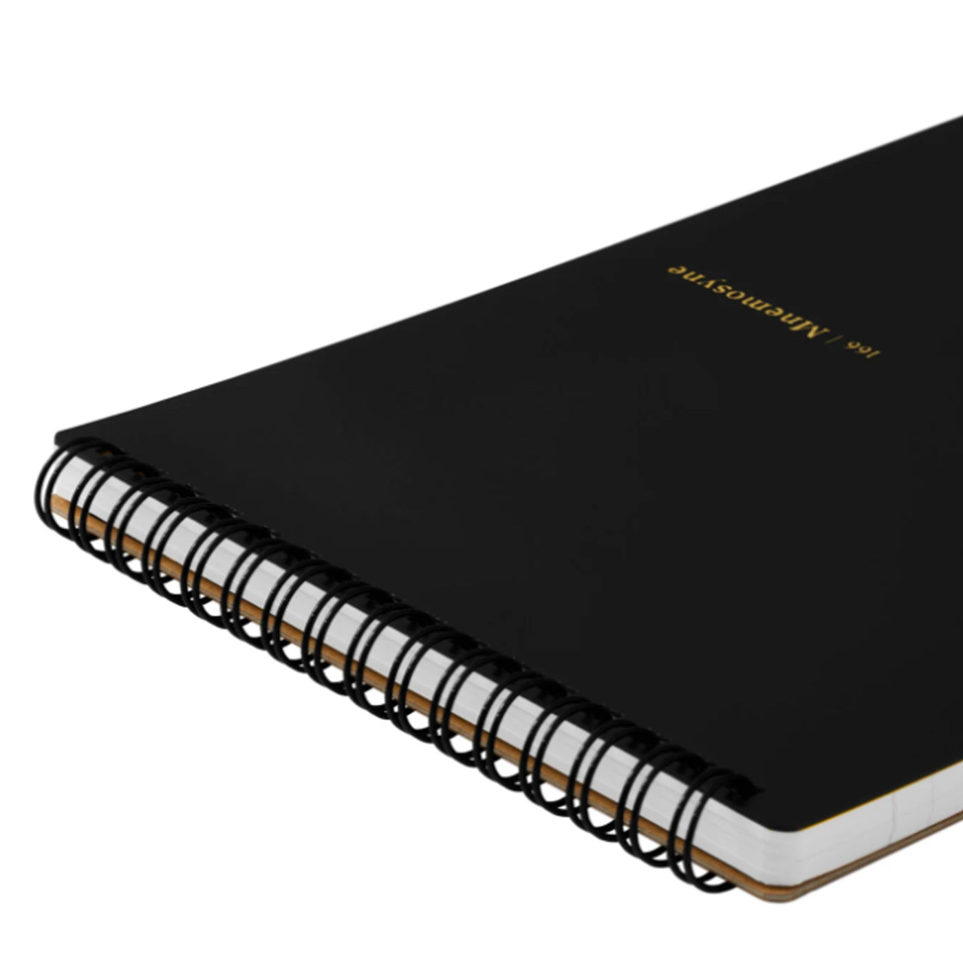 Maruman Mnemosyne N166 Spiral Black Notepad - A5 - Ruled