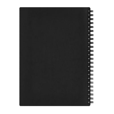 Maruman Mnemosyne N295-05 Spiral Black Notebook - A5 - Ruled